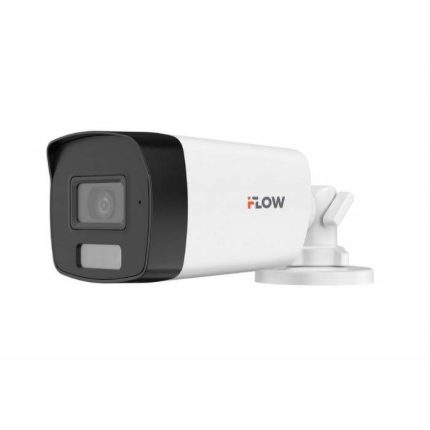 IFLOW F-AC-2222M(2.8mm) 2Мп уличная цилиндрическая HD-TVI камера с гибридной подсветкой ИК/LED до 40м и встроенным микрофоном (AoC)