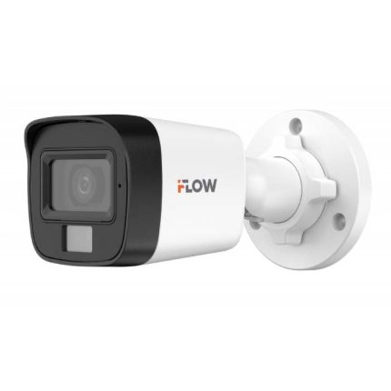 IFLOW F-AC-2152M(2.8mm) 3К (5Мп 16:9) уличная цилиндрическая HD-TVI камера с гибридной подсветкой ИК/LED до 30/20м и встроенным микрофоном (AoC)