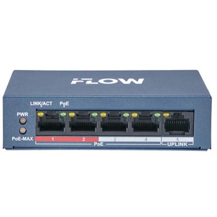IFLOW F-SW-EU205POE-V/L POE-коммутатор неуправляемый с грозозащитой 6кВ