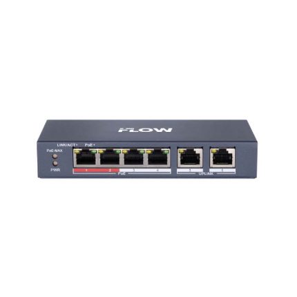 IFLOW F-SW-EU206POE-V/L POE-коммутатор неуправляемый с грозозащитой 6кВ