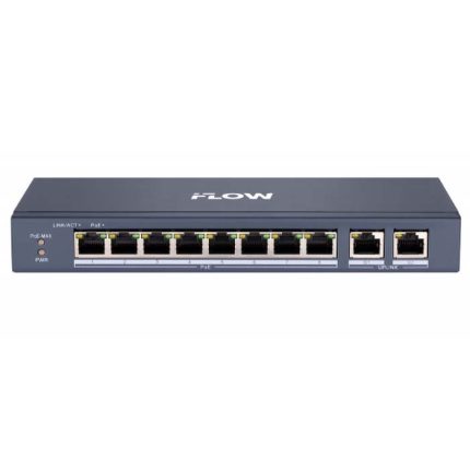 IFLOW F-SW-EU410POE-V/L POE-коммутатор неуправляемый с грозозащитой 6кВ