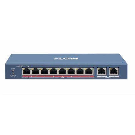 IFLOW F-SW-EU410HPOE-V POE-коммутатор неуправляемый с грозозащитой 6кВ