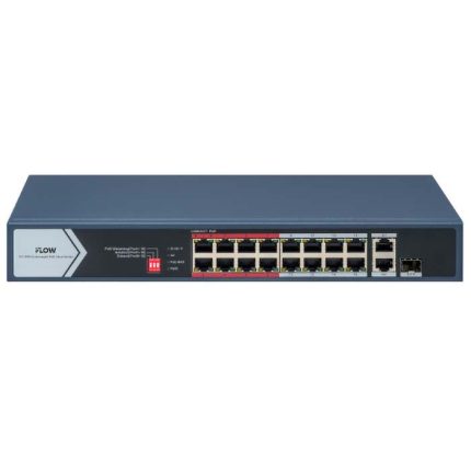 IFLOW F-SW-EU418POE-V/L POE-коммутатор неуправляемый с грозозащитой 6кВ
