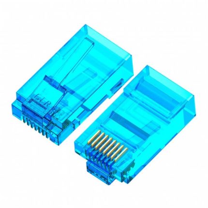 Unibrave Джек RJ-45 (синий) 8P8C кат 5е. Unibrave
