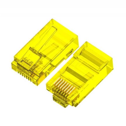 Unibrave Джек RJ-45 (желтый) 8P8C кат 5е. Unibrave