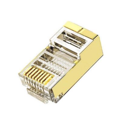 Unibrave Джек RJ-45 (золотой) 8P8C кат 5е. Unibrave